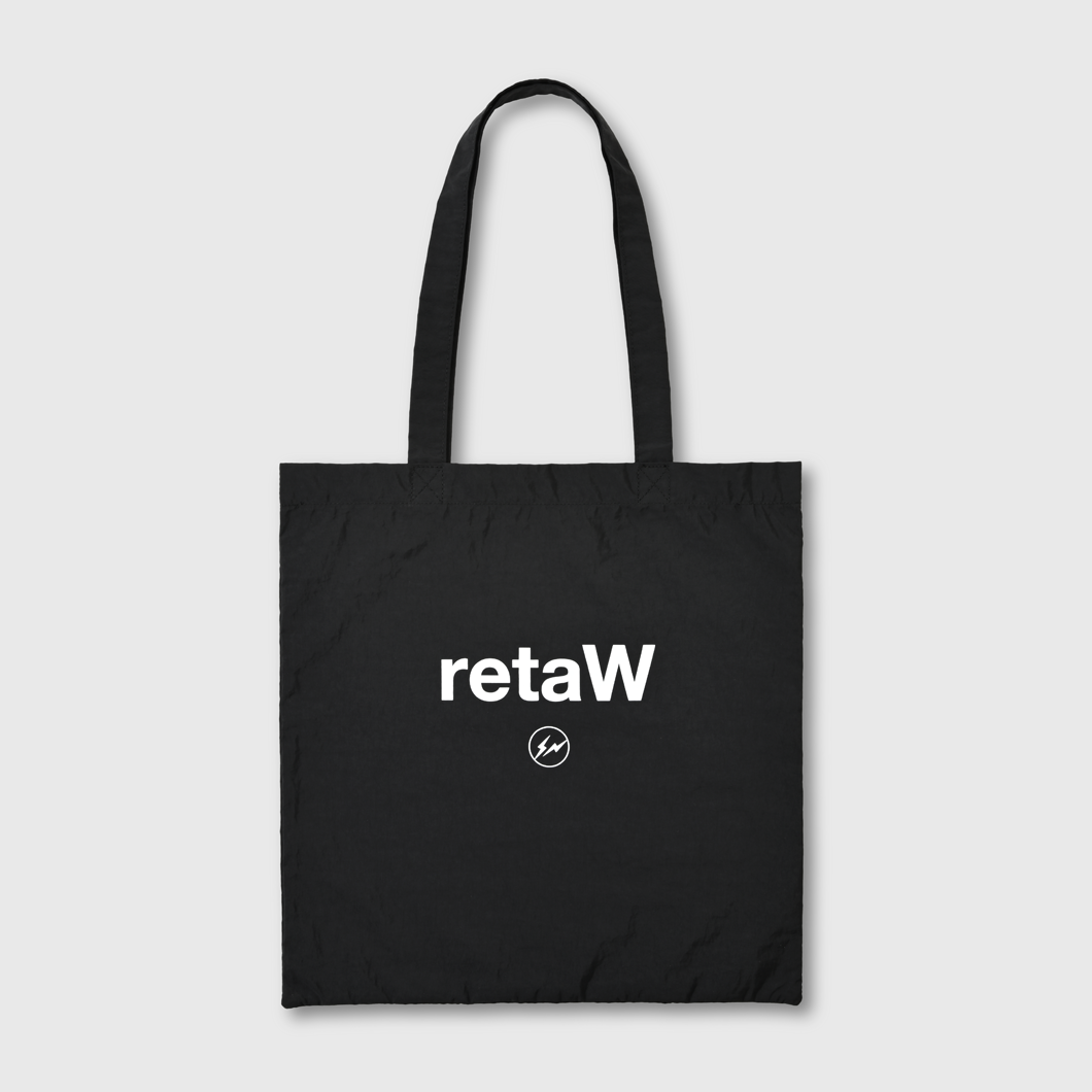 retaW travel poach black fragment フラグメント NYLON TOTE retaW × FRAGMENT BLACK | retaW web store