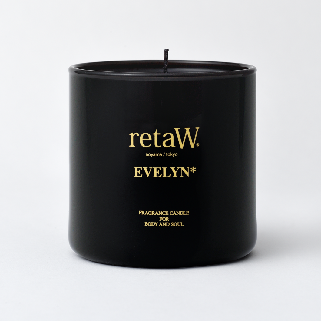 EVELYN* (black)candle | retaW web store EVELYN* (black)candle | retaW web store