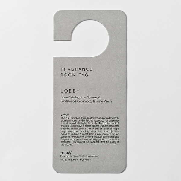 LOEB* room tag | retaW web store